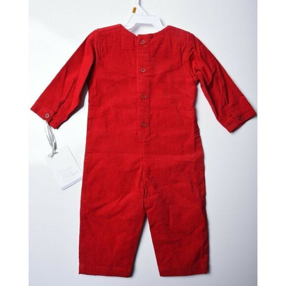 Carriage Boutique Babies One-Piece Longall Romper Christmas 9 Mo Gingerbread NWT - Picture 3 of 3